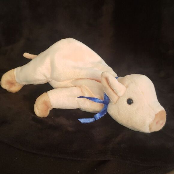 Vintage 1999 Ty Beanie Baby KNUCKLES the Pig - Picture 3 of 8